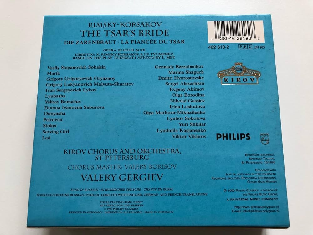 Rimsky-Korsakov, Valery Gergiev, Dmitri Hvorostovsky, Olga